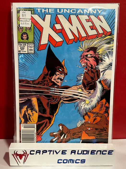 Uncanny X-Men, Vol. 1 #222 - Newsstand Edition - FN