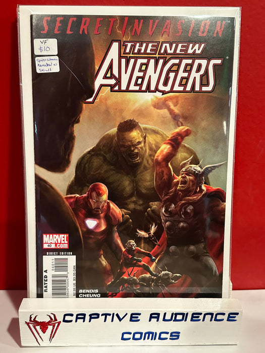 New Avengers, Vol. 1 #40 - Spider-woman Revealed as Skrull - VF