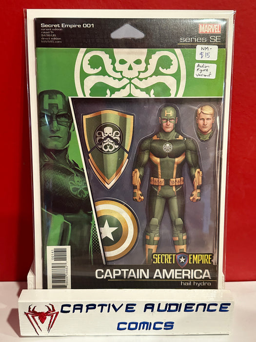 Secret Empire #1 - Action Figure Variant - NM-