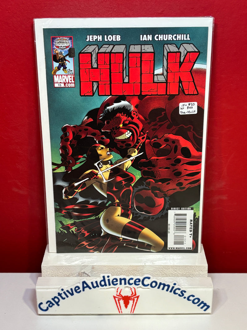 Hulk, Vol. 1 #15 - 1st Red She-Hulk - VF+