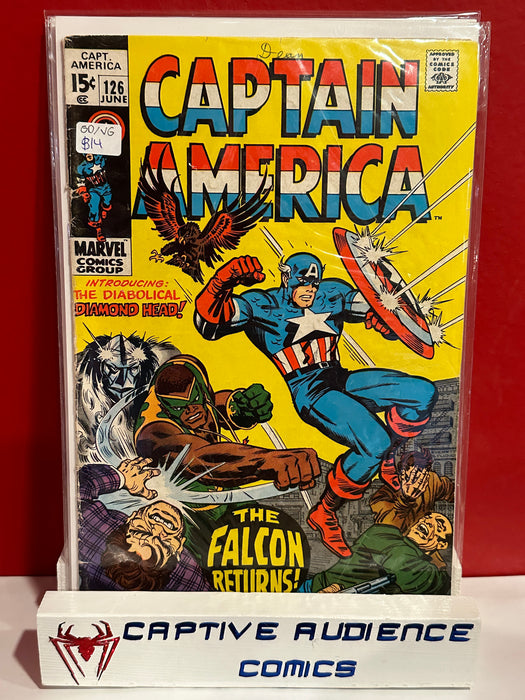Captain America, Vol. 1 #126 - GD/VG