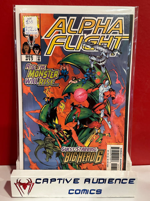 Alpha Flight, Vol. 2 #17 - Early Big Hero 6 Appearance - NM