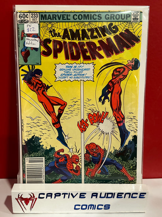 Amazing Spider-Man, The Vol. 1 #233 - Newsstand Edition - FN