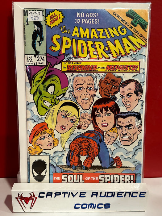 Amazing Spider-Man, The Vol. 1 #274 - VF/NM