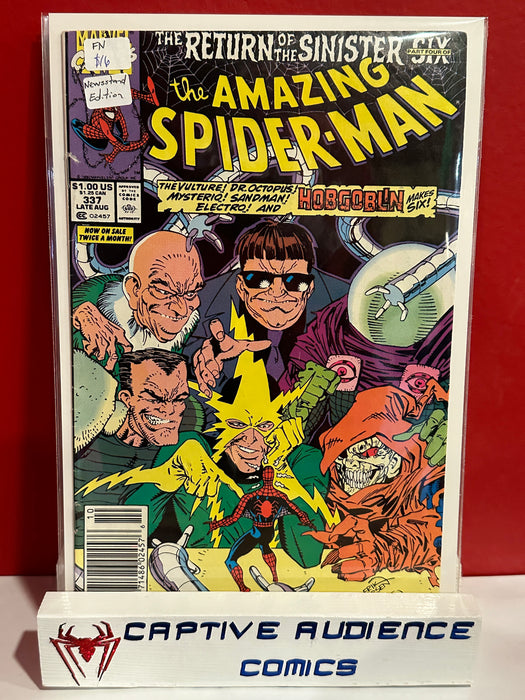 Amazing Spider-Man, The Vol. 1 #337 - Newsstand Edition - FN