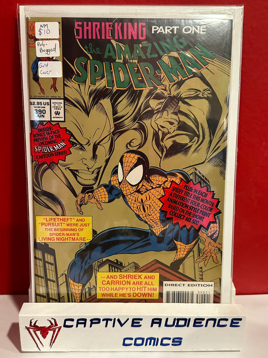 Amazing Spider-Man, The Vol. 1 #390 - Poly-Bagged - Gold Cover - NM