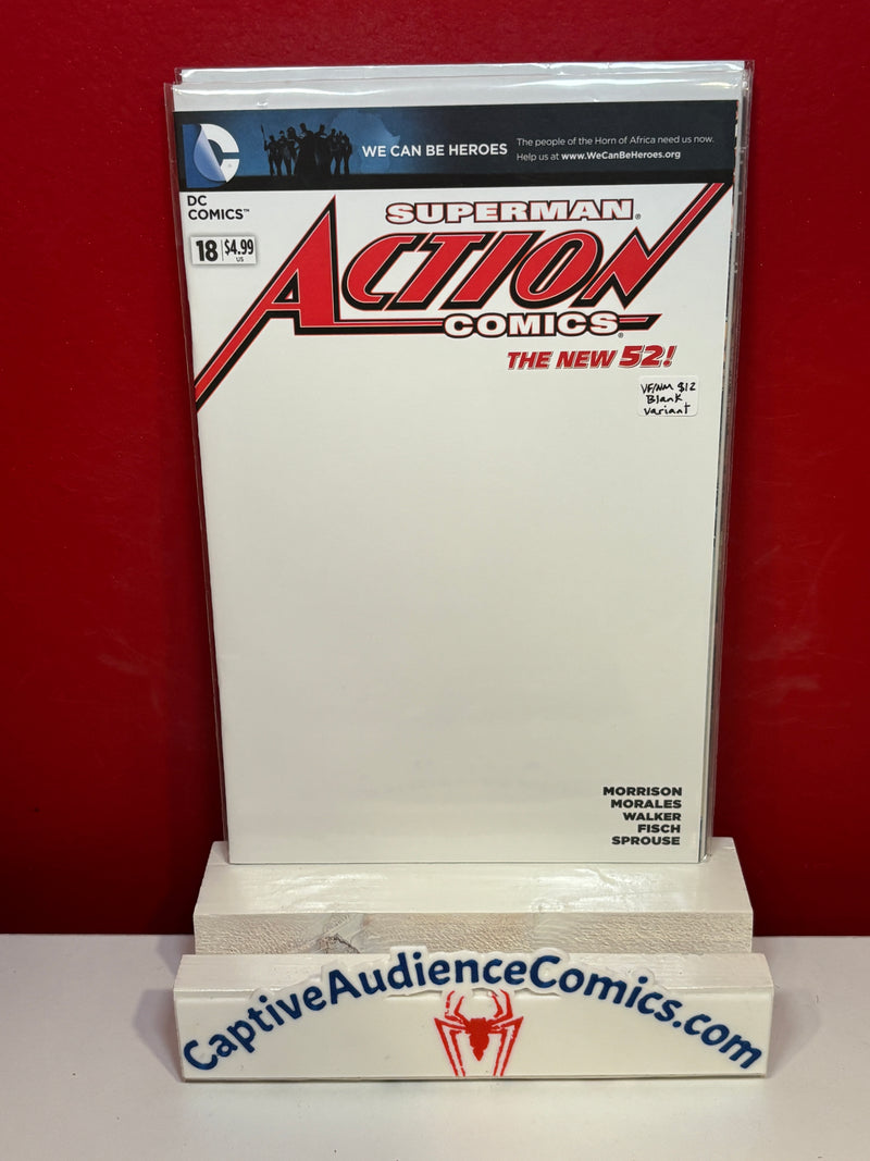 Action Comics, Vol. 2 #18 - Blank Variant - VF/NM