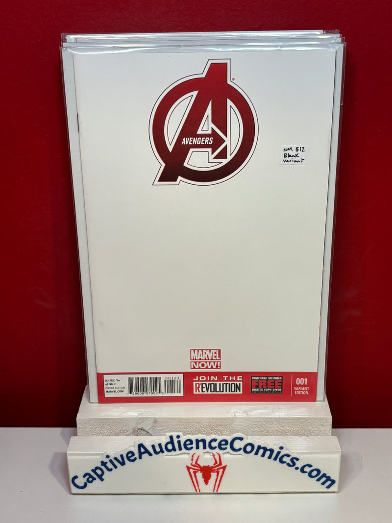 Avengers, The Vol. 5 #1 - Blank Variant - NM