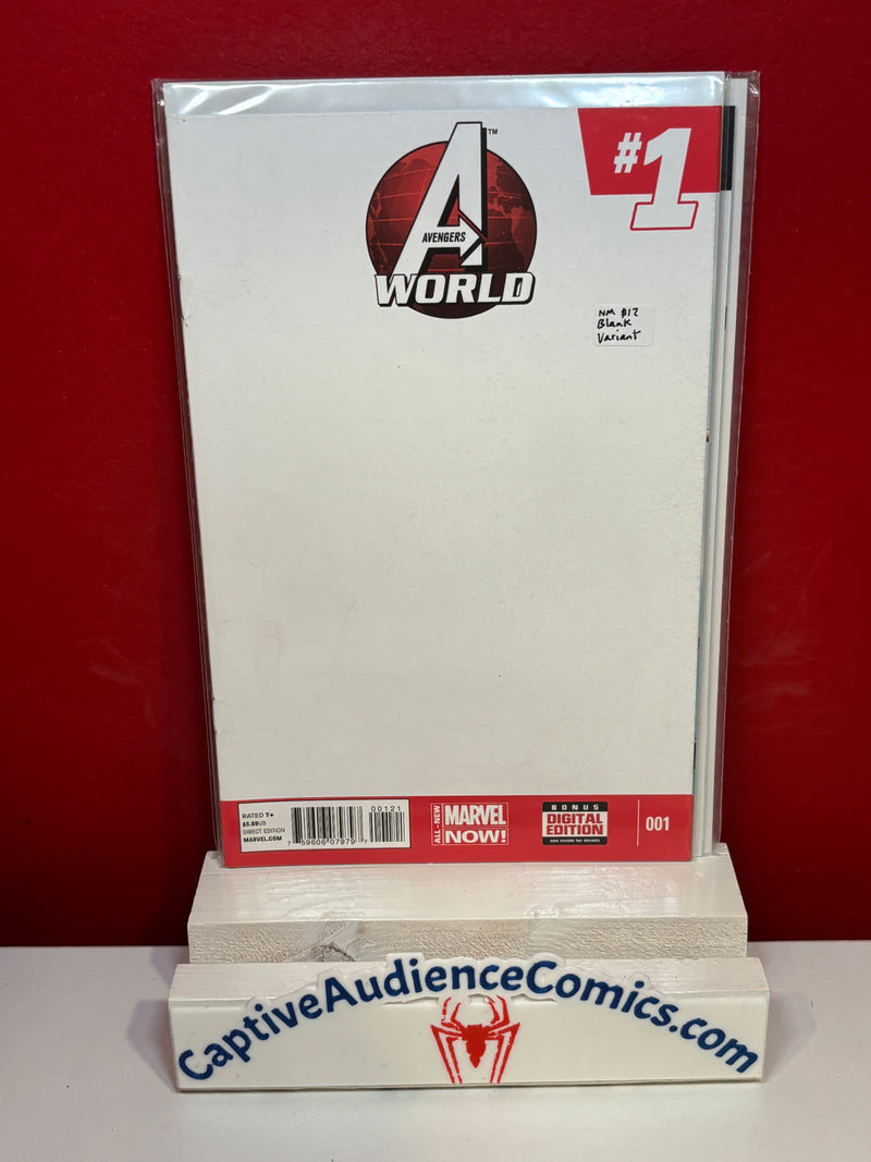 Avengers World #1 - Blank Variant - NM