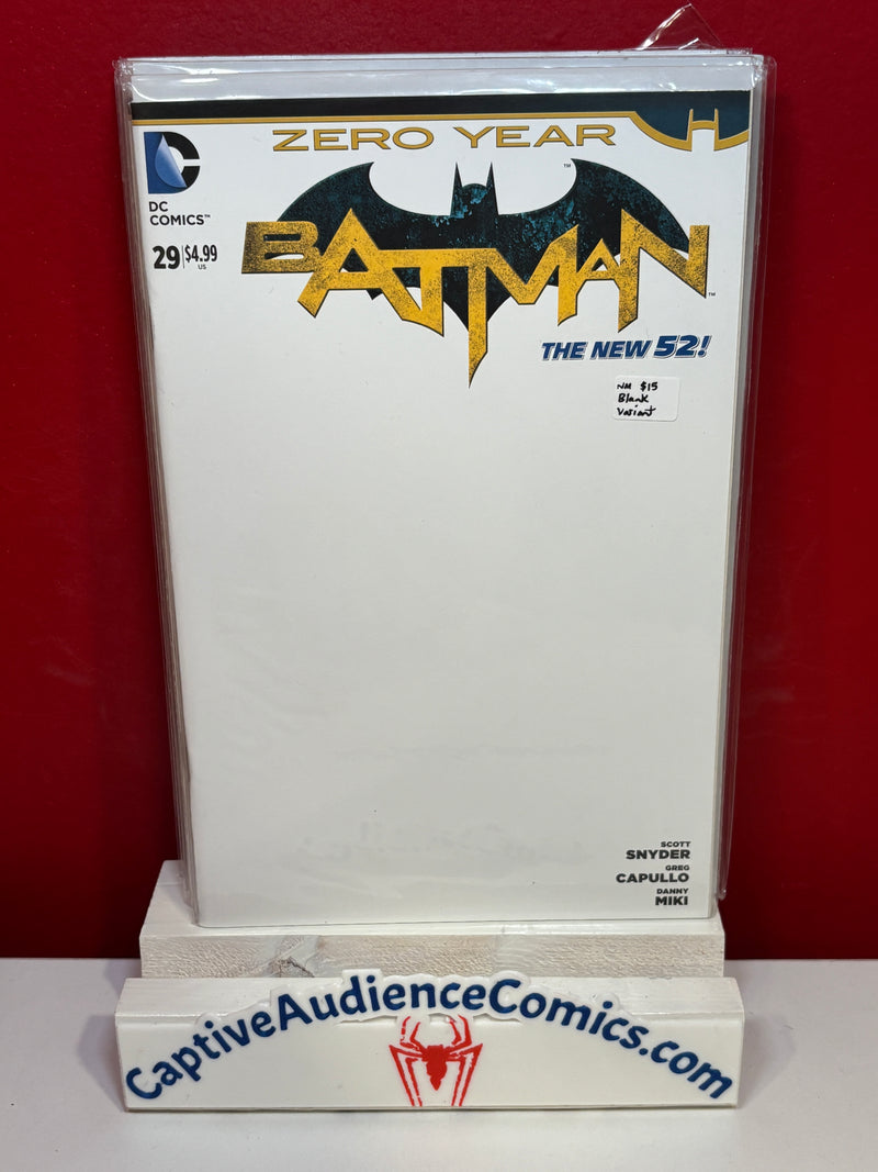 Batman, Vol. 2 #29 - Blank Variant - NM