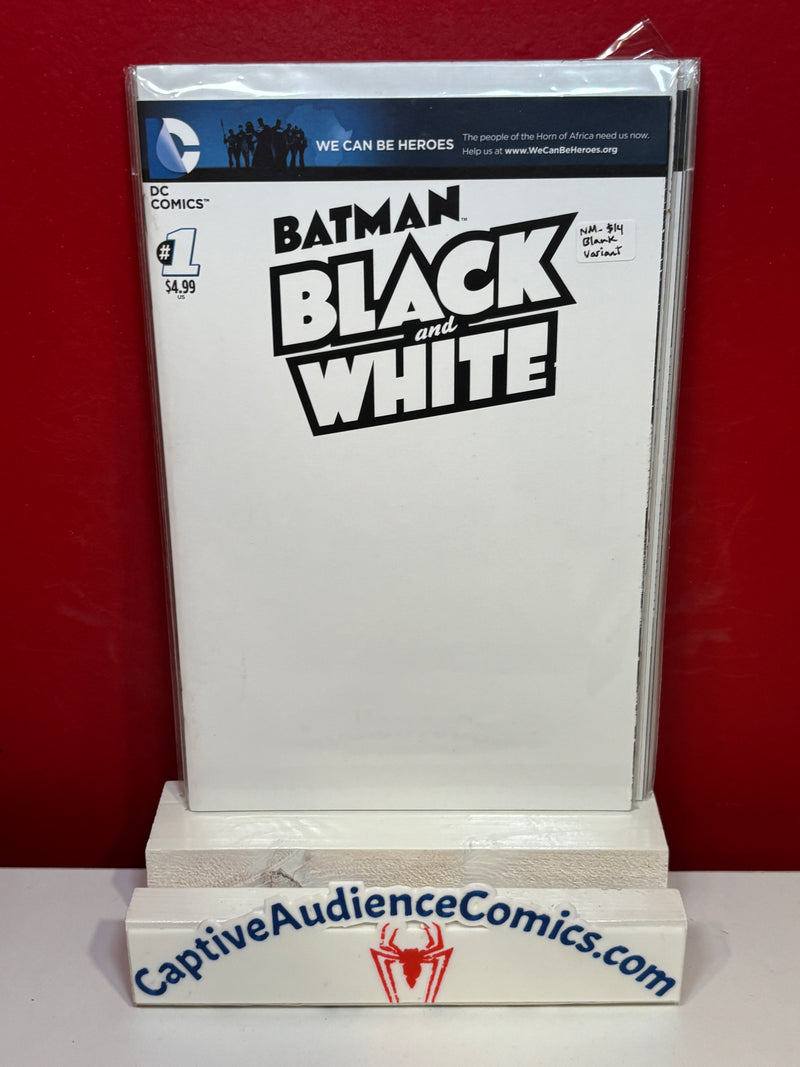 Batman: Black & White, Vol. 2 #1 - Blank Variant - NM-