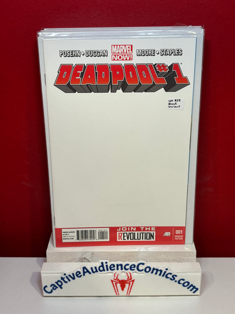 Deadpool, Vol. 4 #1 - Blank Variant - NM