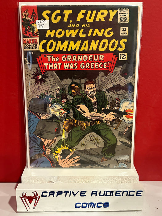 Sgt. Fury and His Howling Commandos #33 - VG/FN
