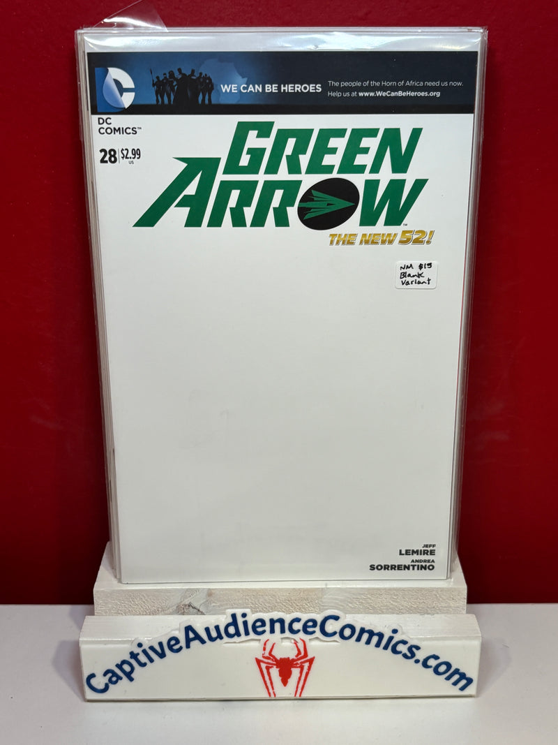 Green Arrow, Vol. 5 #28 - Blank Variant - NM