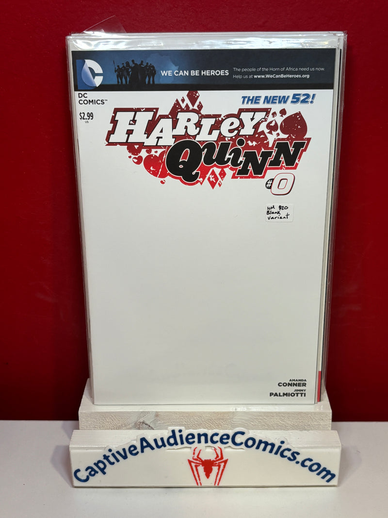 Harley Quinn, Vol. 2 #0 - Blank Variant - NM