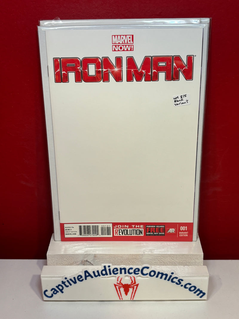 Iron Man, Vol. 5 #1 - Blank Variant - NM