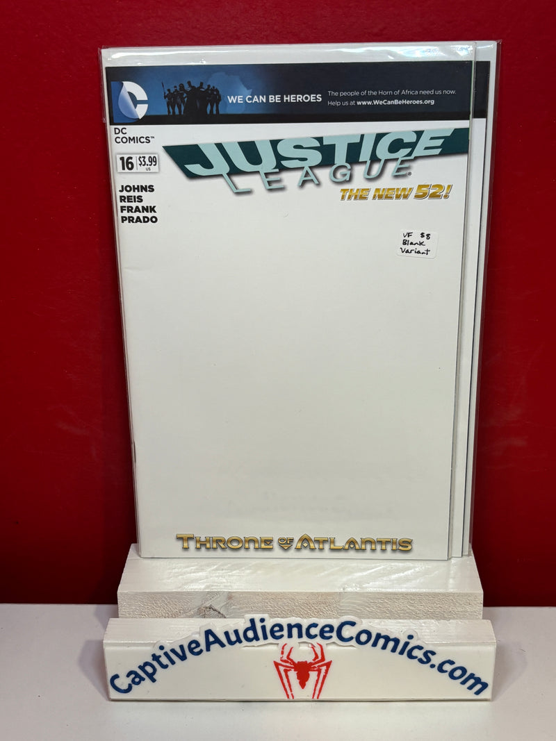 Justice League of America, Vol. 3 #16 - Blank Variant - VF