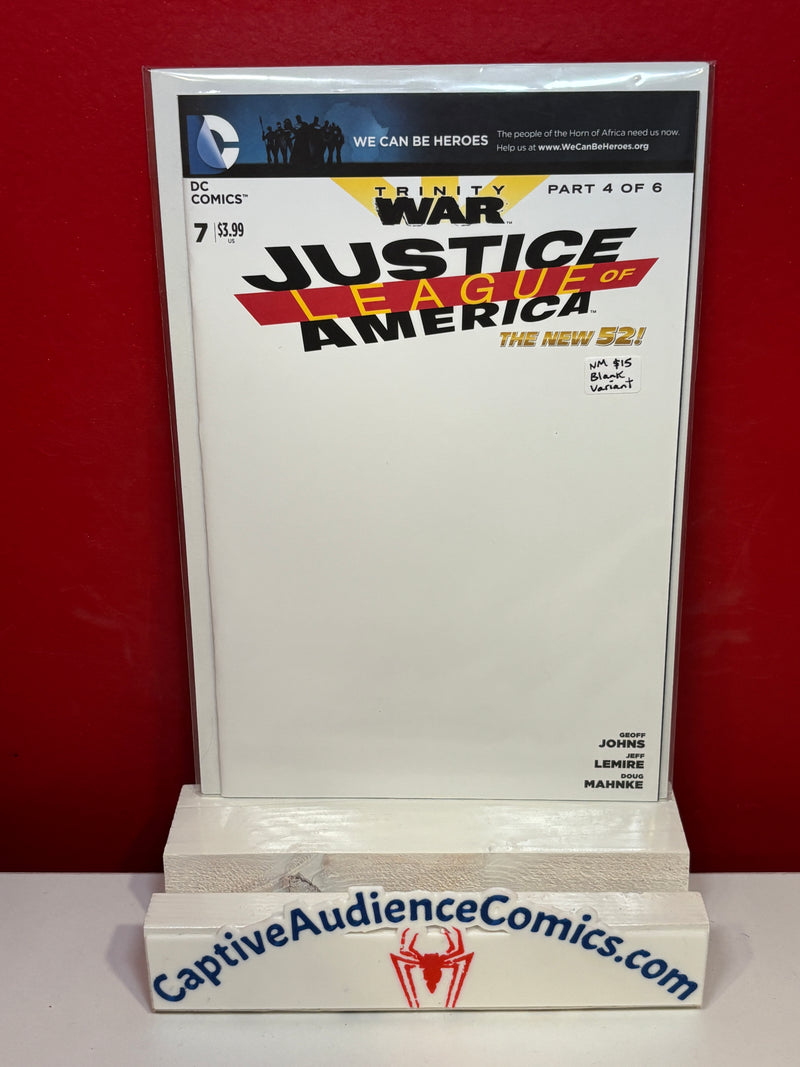 Justice League of America, Vol. 3 #7 - Blank Variant - NM