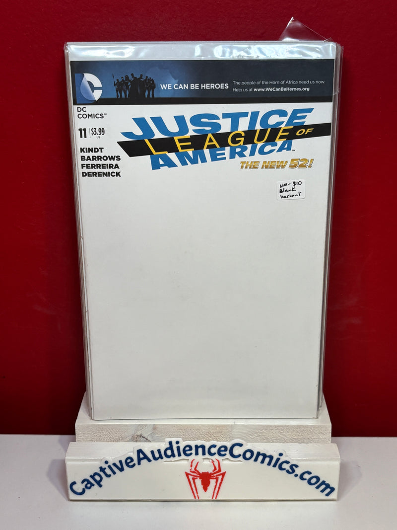Justice League of America, Vol. 3 #11 - Blank Variant - NM-