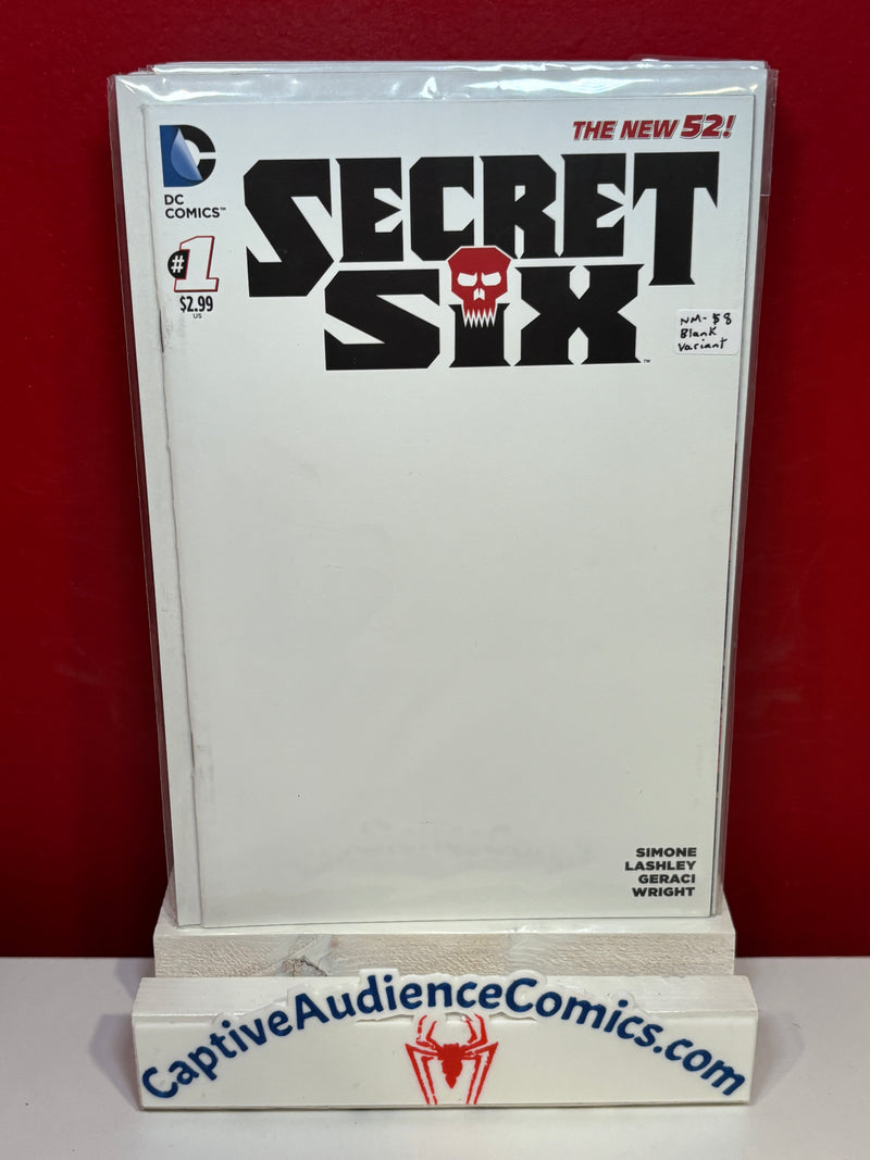 Secret Six, Vol. 4 #1 - Blank Variant - NM-