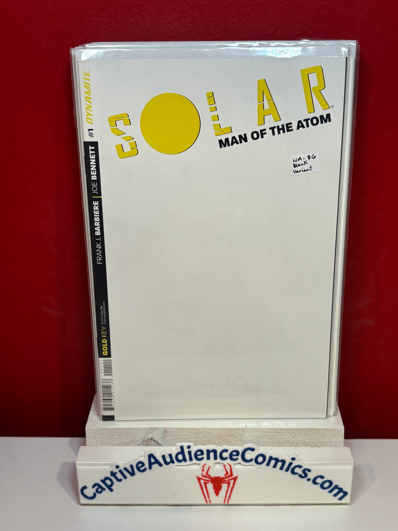Solar, Man of the Atom, Vol. 3 #1 - Blank Variant - NM-