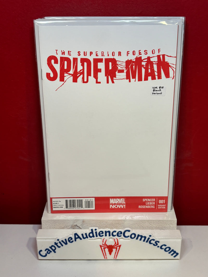 Superior Foes of Spider-Man, The #1 - Blank Variant - NM