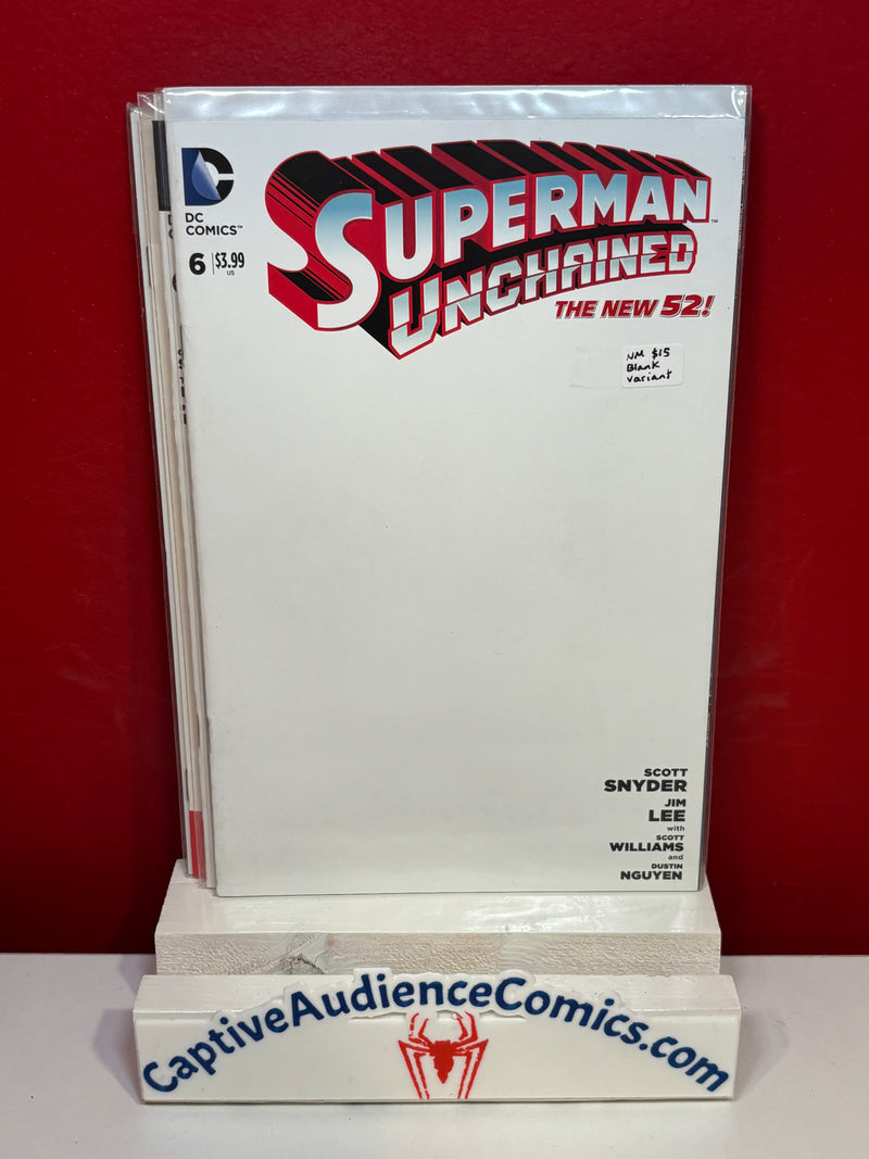 Superman Unchained #6 - Blank Variant - NM