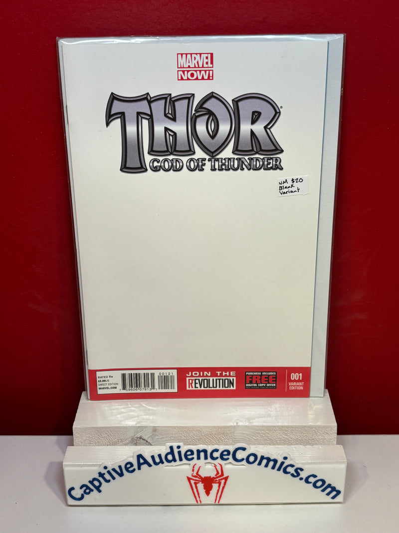 Thor: God of Thunder #1 - Blank Variant - NM