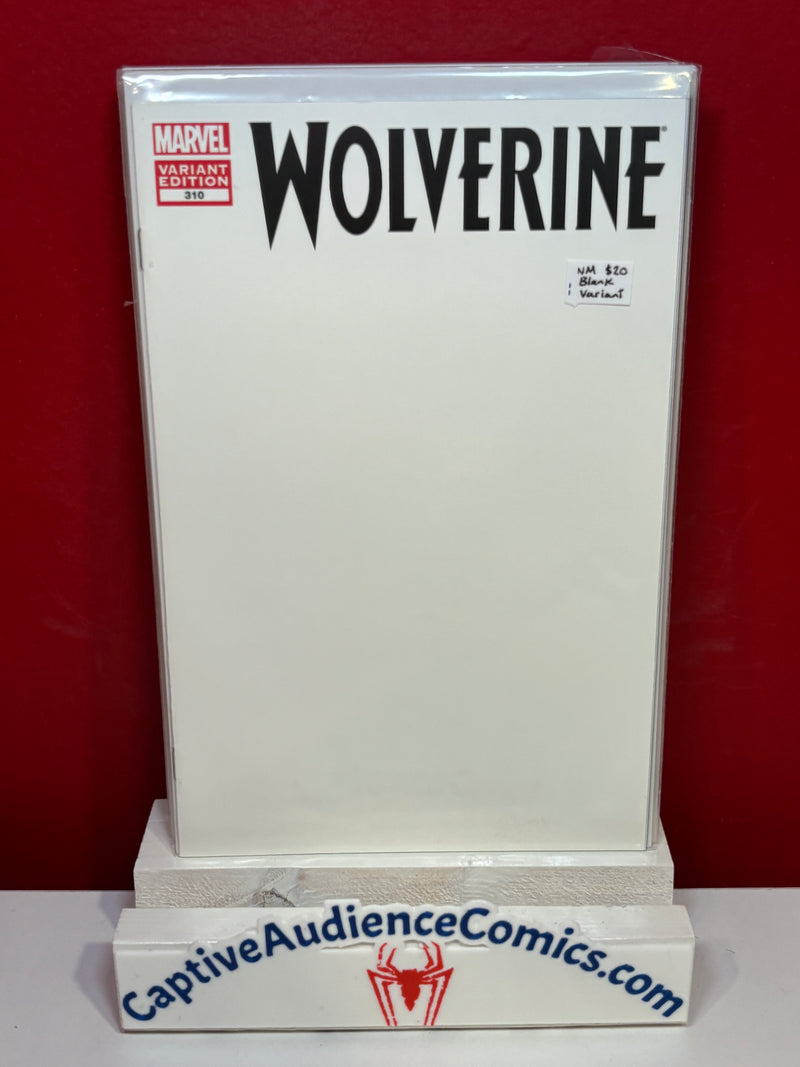 Wolverine, Vol. 4 #310 - Blank Variant - NM