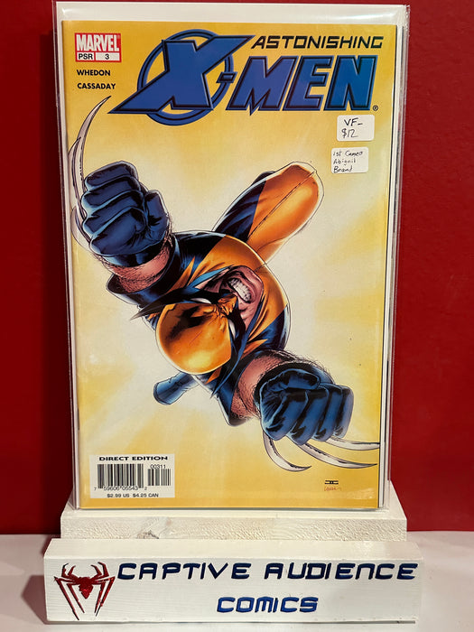 Astonishing X-Men, Vol. 3 #3 - 1st Cameo Abigail Brand - VF-