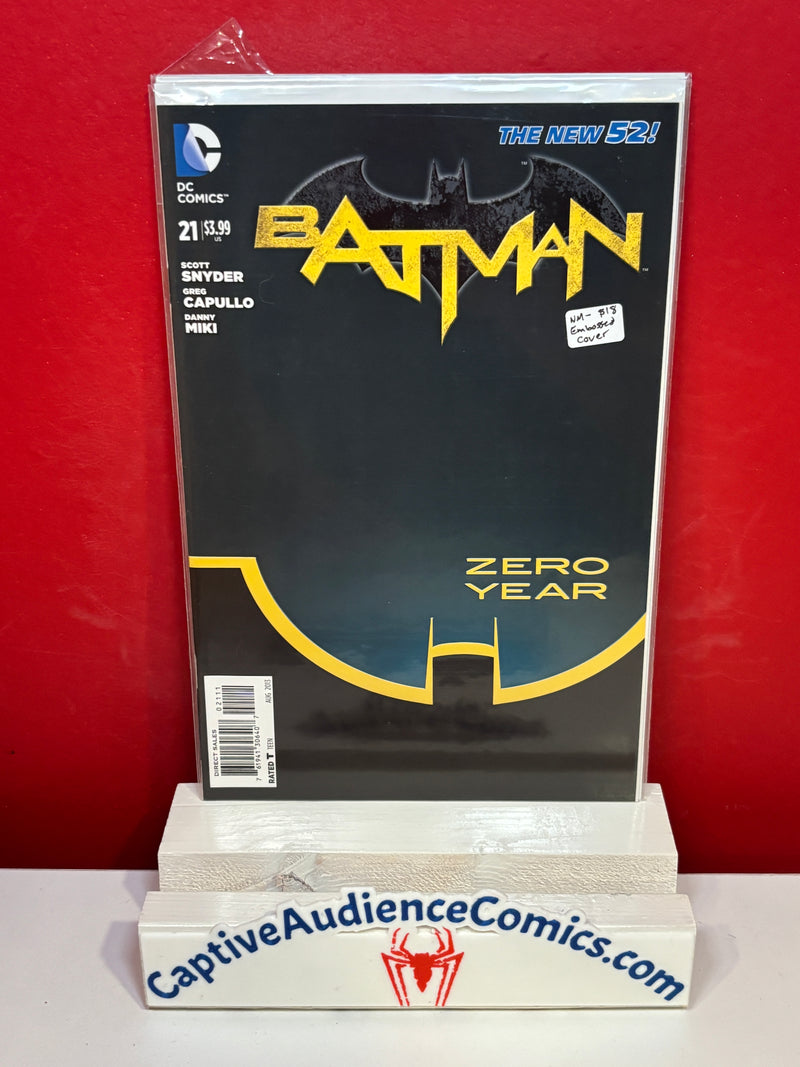 Batman, Vol. 2 #21 - Embossed Cover - NM-