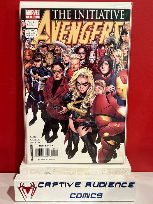 Avengers: The Initiative #1 - 1st Clouda - Hard Ball - Komoda and Trauma - VF+