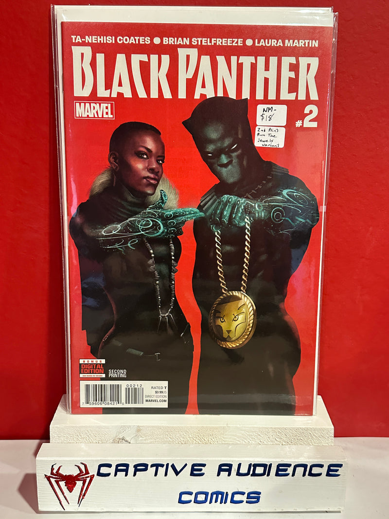 Black Panther, Vol. 6 #2 - 2nd Print Rum the Jewels Variant - NM-