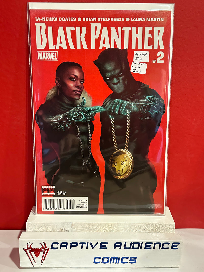 Black Panther, Vol. 6 #2 - 2nd Print Rum the Jewels Variant - VF/NM