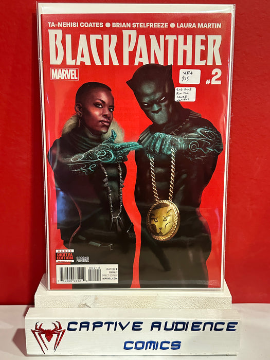 Black Panther, Vol. 6 #2 - 2nd Print Rum the Jewels Variant - VF+