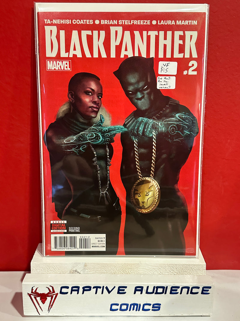 Black Panther, Vol. 6 #2 - 2nd Print Rum the Jewels Variant - VF