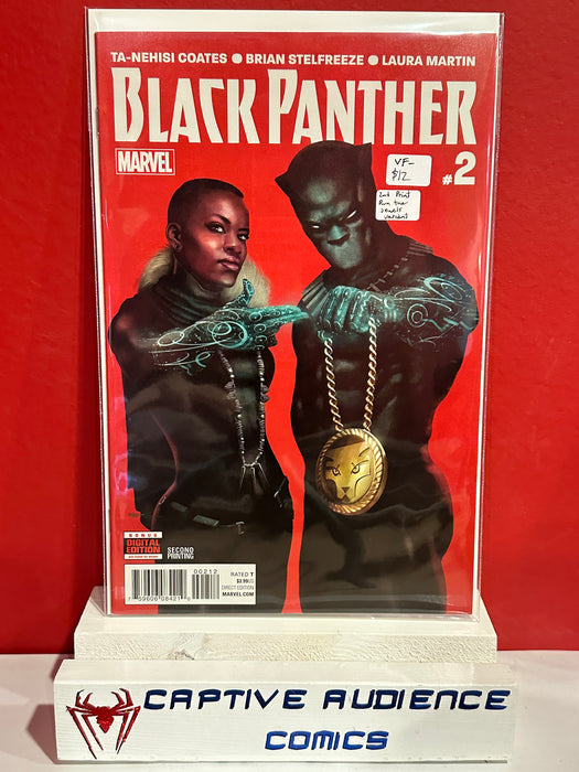 Black Panther, Vol. 6 #2 - 2nd Print Rum the Jewels Variant - VF-