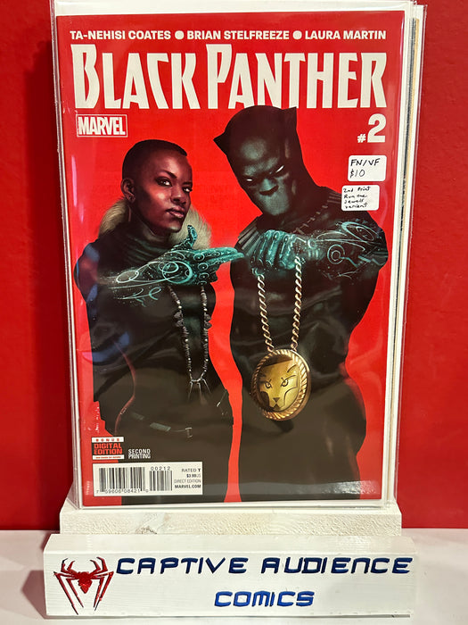 Black Panther, Vol. 6 #2 - 2nd Print Rum the Jewels Variant - FN/VF