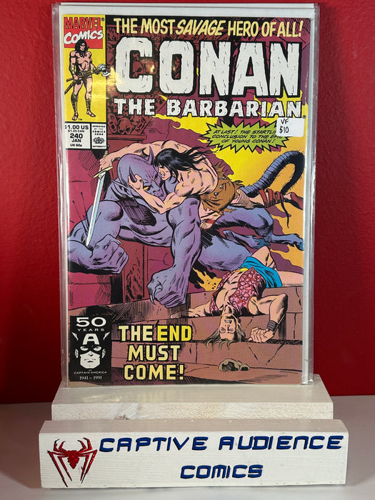 Conan the Barbarian, Vol. 1 #240 - VF