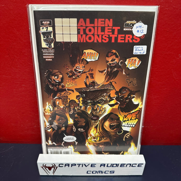Alien Toilet Monsters #1 - Comic Block Variant - NM-