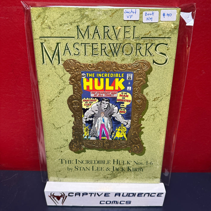Marvel Masterworks: Incredible Hulk #1 - Jacket Book - VF/NM
