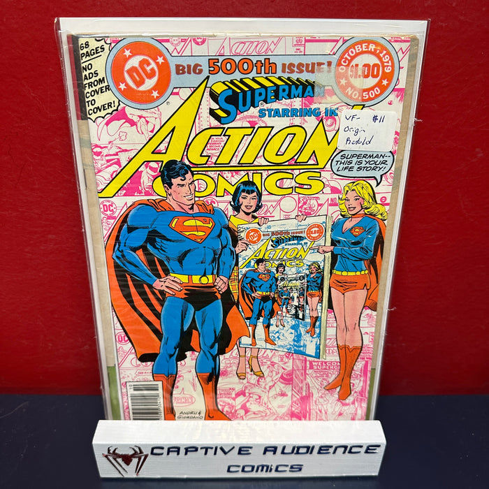 Action Comics, Vol. 1 #500 - Origin Retold - VF-