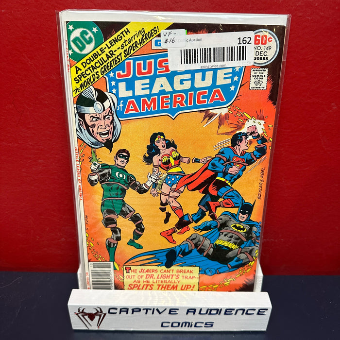 Justice League of America, Vol. 1 #149 - VF-