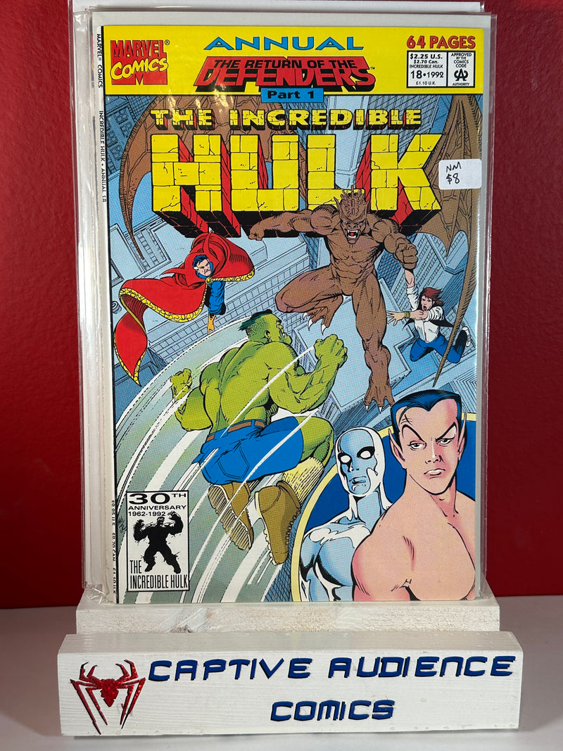 Incredible Hulk, The Vol. 1 Annual #18 - NM
