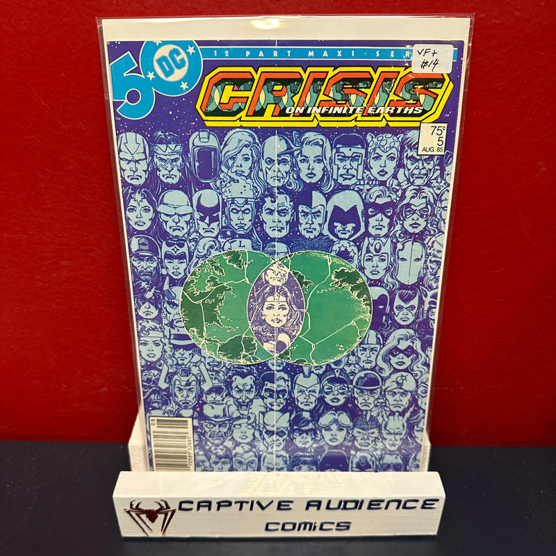 Crisis on Infinite Earths #5 - Newsstand Variant - VF+