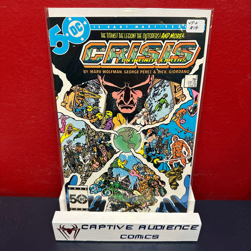 Crisis on Infinite Earths #3 - VF+