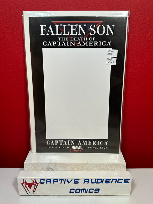 Fallen Son Captain America #1 - Blank Variant - VF/NM