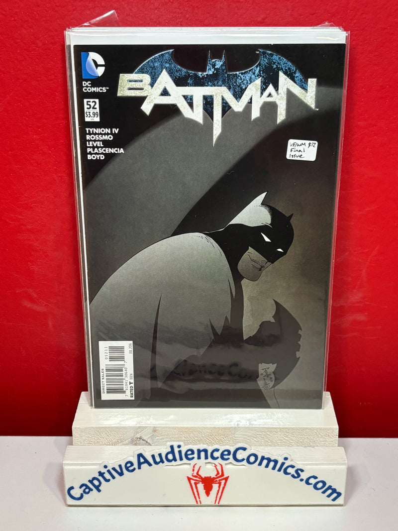 Batman, Vol. 2 #52 - Final Issue - VF/NM