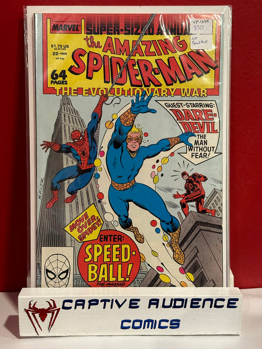 Amazing Spider-Man, The Vol. 1 Annual #22 - 1st Speed Ball - VF/NM