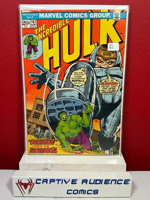 Incredible Hulk, Vol. 1 #167 - VG